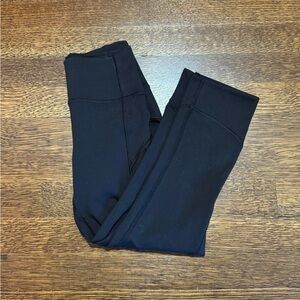 LULULEMON capri black leggings size 2
